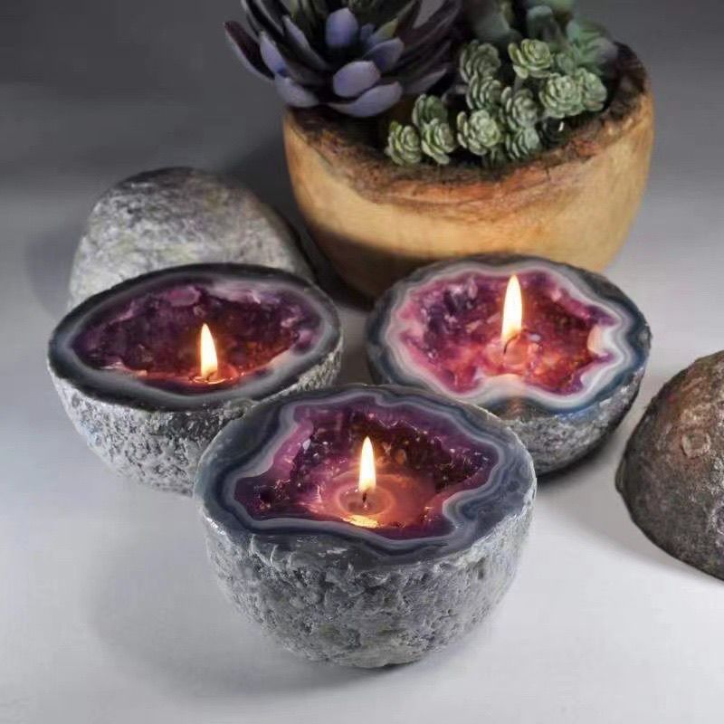 🎁Idée cadeau Vente exceptionnelle 50 % de réduction🔥Bougie aromathérapie multicolore vintage créative