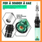 Fer à Souder Portable 4 en 1 au Gaz - Sans Fil, Réglable et Multifonction