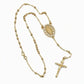 ✝️ PROMO FLASH : 50% DE RÉDUCTION ! Collier Chapelet avec Croix et Perles – Motif Vierge Marie & Finition Dorée for Un Élégant Accessoire Intemporel ✨📿