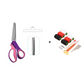 ✂️ Ciseaux Cranteurs en Acier Inoxydable — Bords Zigzag, Poignées Ergonomiques, Couture, Quilting & Scrapbooking, 4 Coloris ✨