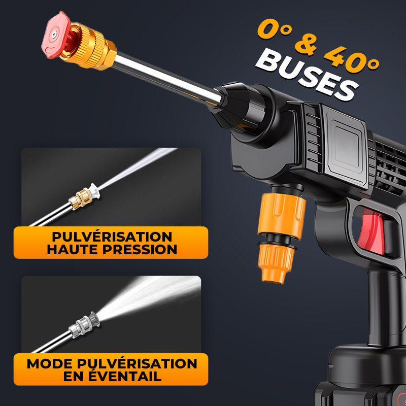 🏆50% de réduction pour une durée limitée✨🚗Nettoyeur Haute Pression Portable Multifonction Sans Fil