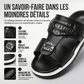 👞PROMO FLASH 50%🏖️Sandales Slip-On Homme Simili Cuir – 2 Textures, Semelle Anti-Dérapante, 3 Couleurs, Pointures 39-48, Respirantes, Rembourrées✨