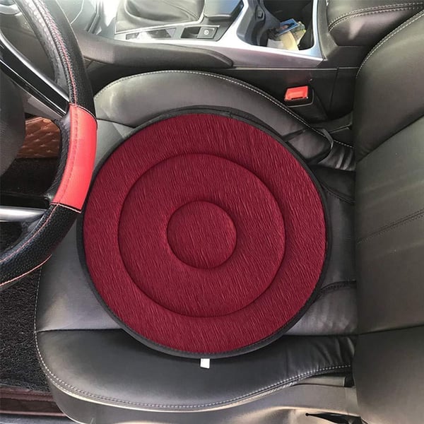 Coussin d'Assise Pivotant 360° – Mousse à Mémoire de Forme, Soulagement du Dos & Transferts Faciles