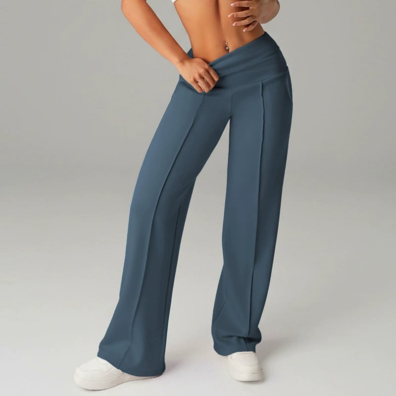 💃 Élégance Quotidienne💖Pantalon Droit Femme Tissu Souple🌟Coupe Ample & Confort Parfait