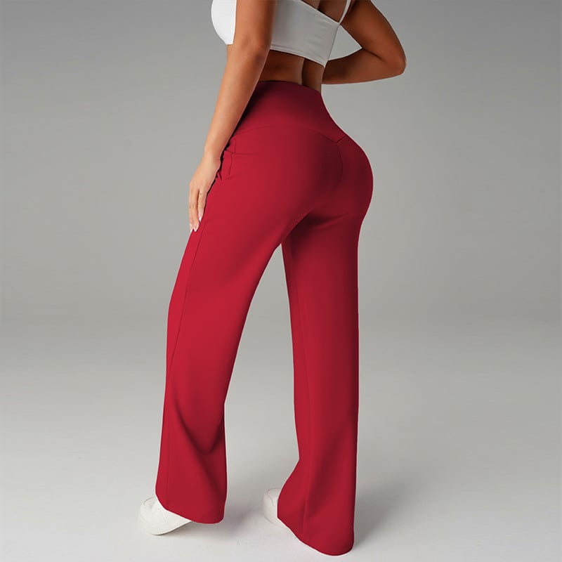 💃 Élégance Quotidienne💖Pantalon Droit Femme Tissu Souple🌟Coupe Ample & Confort Parfait