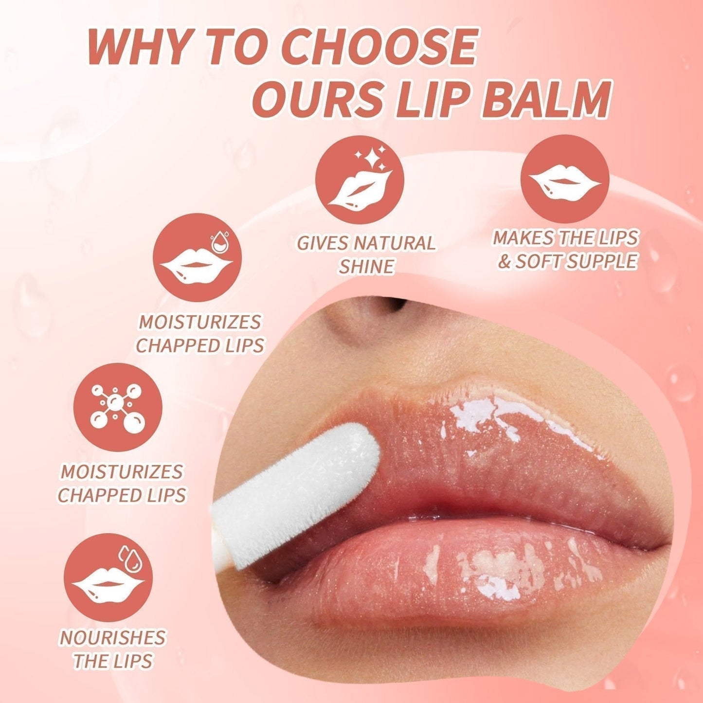 📢Achetez 1 obtenez 1 gratuitement💋Huile hydratante teintée pour lèvres coréenne – Vegan, 24h d’hydratation & fini glossy non collant✨