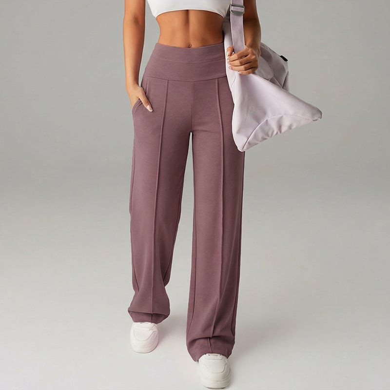 💃 Élégance Quotidienne💖Pantalon Droit Femme Tissu Souple🌟Coupe Ample & Confort Parfait
