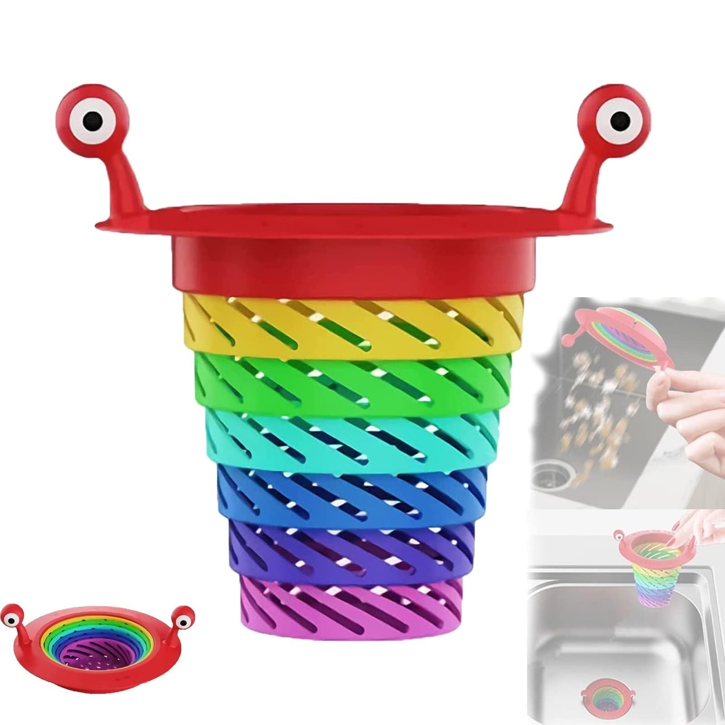 📢📢40% DE RÉDUCTION !! ⏰ Filtre de Bonde Extensible pour Cuisine – Retient les Débris Alimentaires et Aide à Prévenir les Bouchons