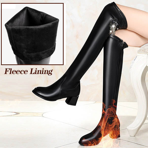 ✨Série automne hiver✨Bottes en cuir chaudes pour femme