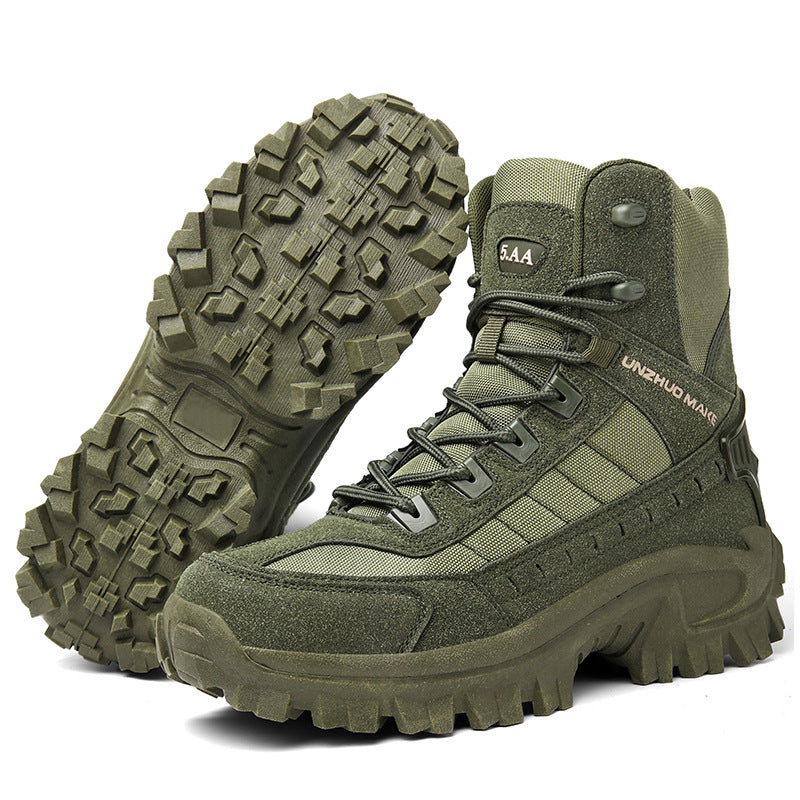 🥾50 % de réduction – Offre spéciale!🔥Bottes de sport tactiques montantes💧Imperméables & antidérapantes, durabilité améliorée
