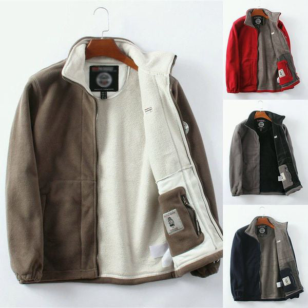 📍🎁Veste chaude rembourrée double couche unisexe