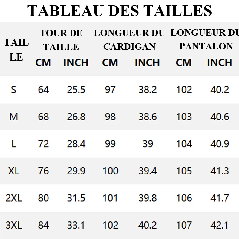 ⏳Spécial à durée limitée⏰Ensemble décontracté 3 pièces en tricot – Haut court, cardigan long et pantalon ajusté🧥👚👖