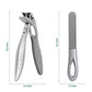 💘50% DE RÉDUCTION ✂️Coupe-ongles en acier inoxydable résistant aux éclaboussures – large ouverture et rangement sécurisé !