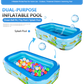 🌊 Piscine Gonflable  – Multi-couches avec Impression