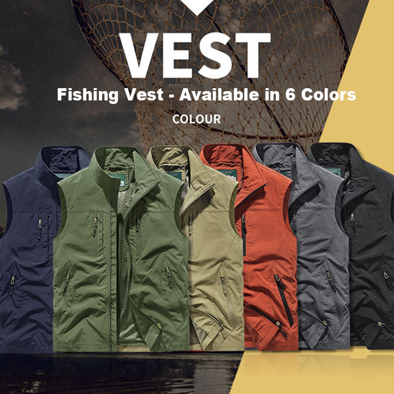 👕Veste Sans Manches Oversize pour Homme🏙️Design Urbain avec Poches Multiples et Tissu Respirant✨