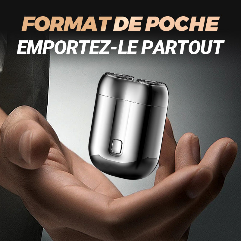 🎁Promotion Chaud⏳Nouveau Rasoir de Poche USB Amélioré 2026 - Rasoir Électrique Mini Rechargeable pour Hommes, Compact et Imperméable, Idéal pour la Maison, la Voiture et les Voyages