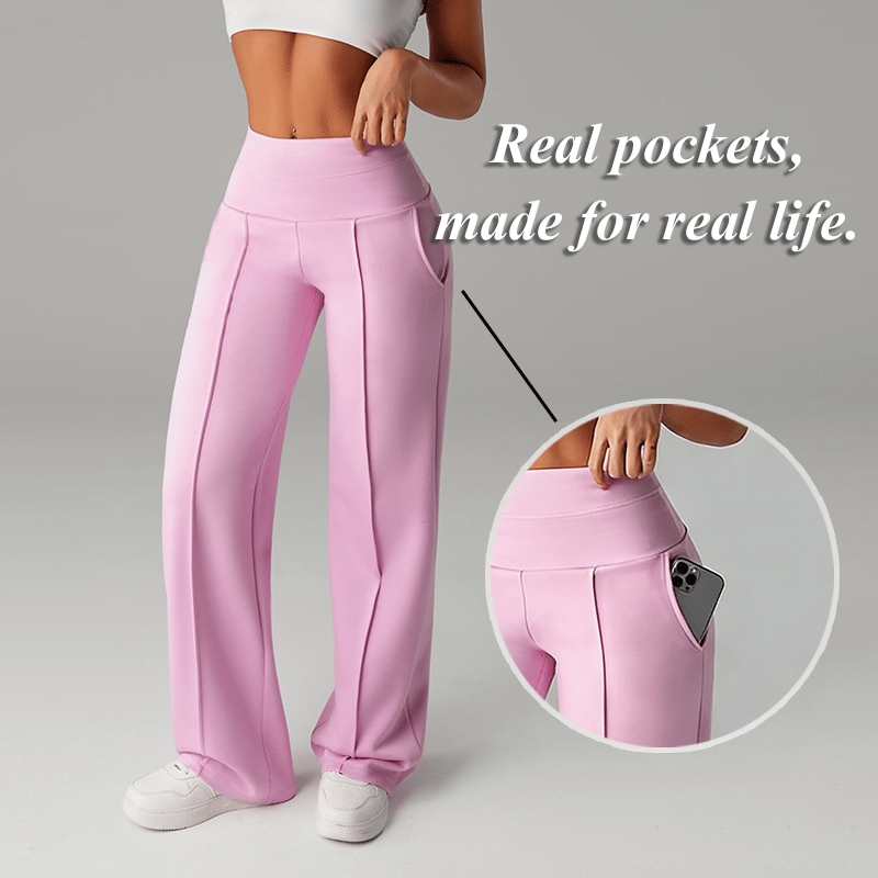 💃 Élégance Quotidienne💖Pantalon Droit Femme Tissu Souple🌟Coupe Ample & Confort Parfait