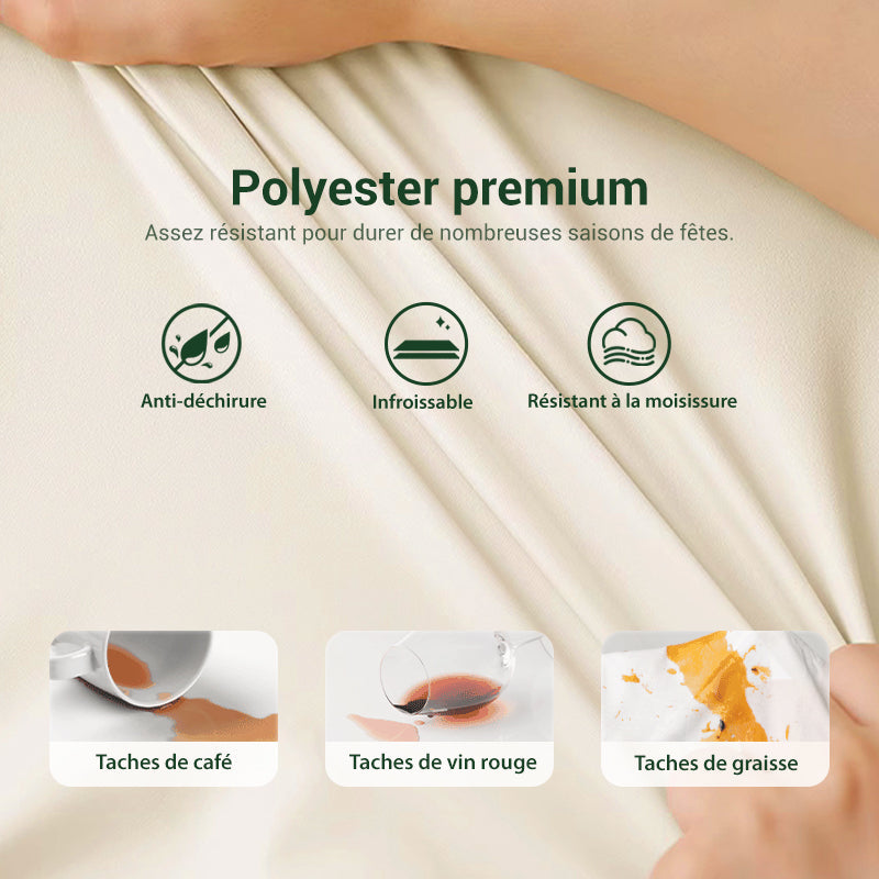 🔥Tant que le stock dure : 50 % de réduction !🎉Nappe élégante à motif de Noël