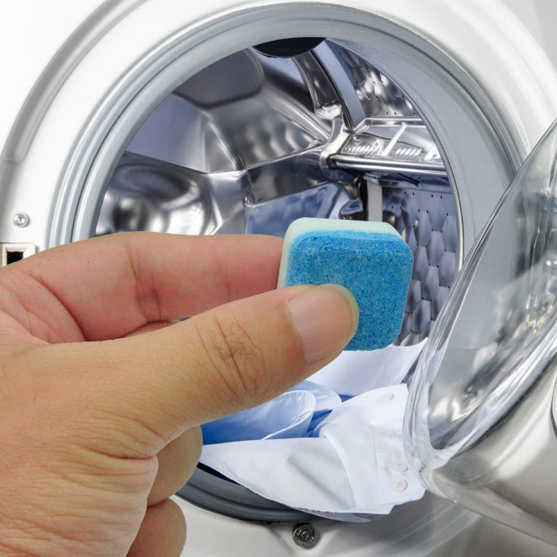 Tablettes de Nettoyage en Profondeur pour Lave-Linge – Antibactérien, Élimine 99% Bactéries & Odeurs