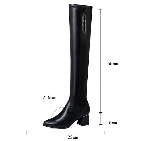 ✨Série automne hiver✨Bottes en cuir chaudes pour femme