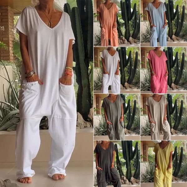 💕Combinaison unie pour femme