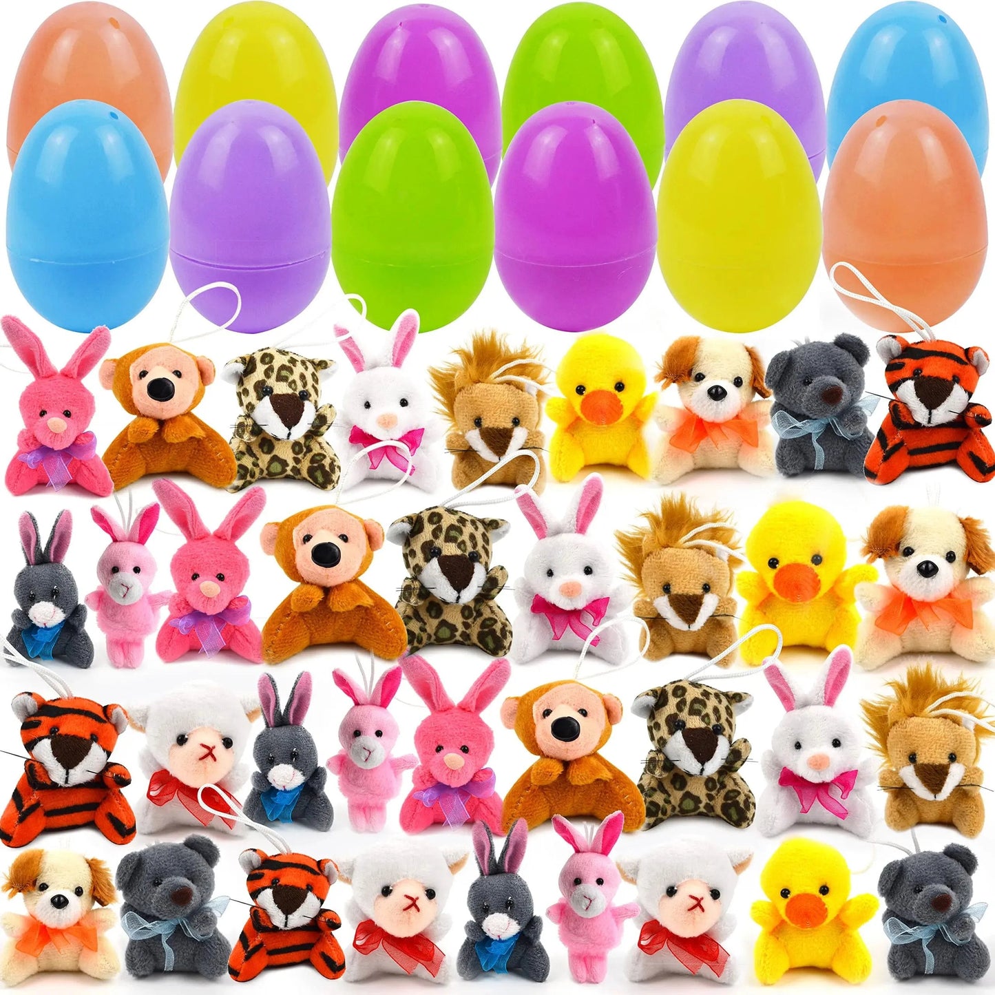 🥚Une Surprise dans Chaque Œuf ! | Collection de Mini Peluches Uniques | Couleurs Vives, Sans Bonbons🐰