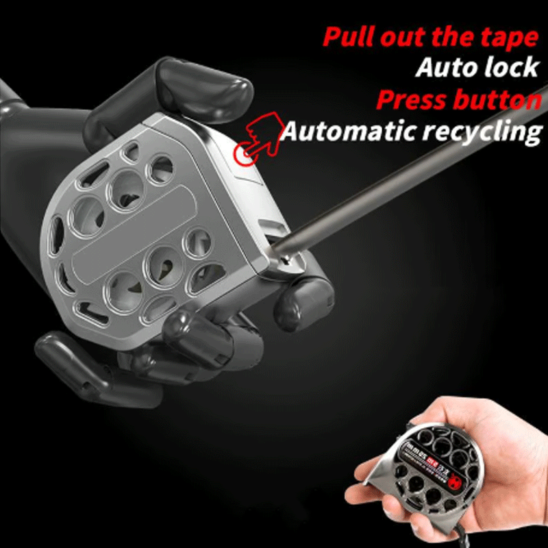 📢📢50 % de réduction !! ⏰ Ruban à Mesurer Creux Rétractable en Acier Inoxydable – Design Compact, Mesure Précoce & Durable 🔧