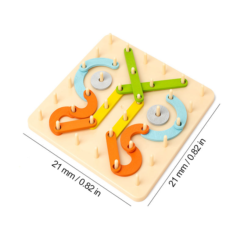✨Puzzle à Encastrement Montessori🎁Formes Géométriques en Bois avec Cartes Modèles pour l'Apprentissage Précoce🎄