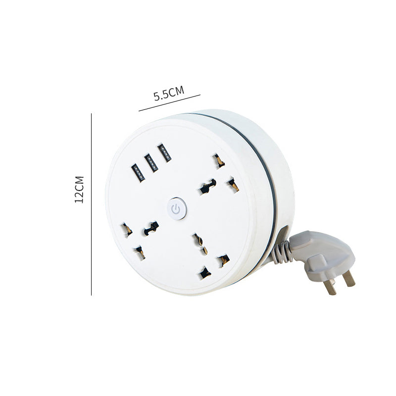 🔌🧵 Multiprise universelle à enrouleur de câble – Rangement propre, gain de place, sécurité renforcée, le cordon s’adapte à vos besoins puis disparaît d’un geste, fini les fils qui traînent 🏠💡