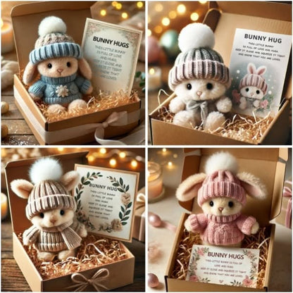 🎁Fait main de haute qualité🐇Mini lapin super réaliste