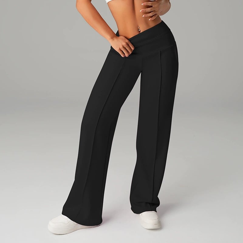 💃 Élégance Quotidienne💖Pantalon Droit Femme Tissu Souple🌟Coupe Ample & Confort Parfait