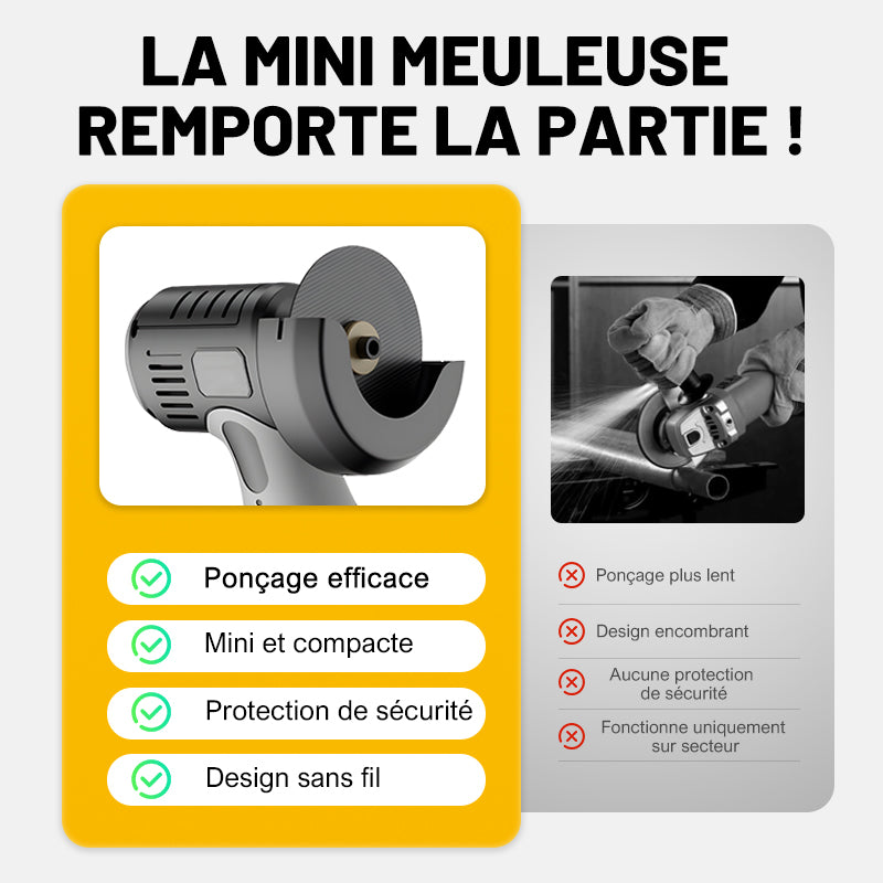⏳ PROMO FLASH : 50% DE RÉDUCTION ! Mini Broyeur à Angle 12V avec Disque de Coupe – Compact et Puissant for une Coupe et un Meulage Précis en Toute Simplicité 🧰⚡