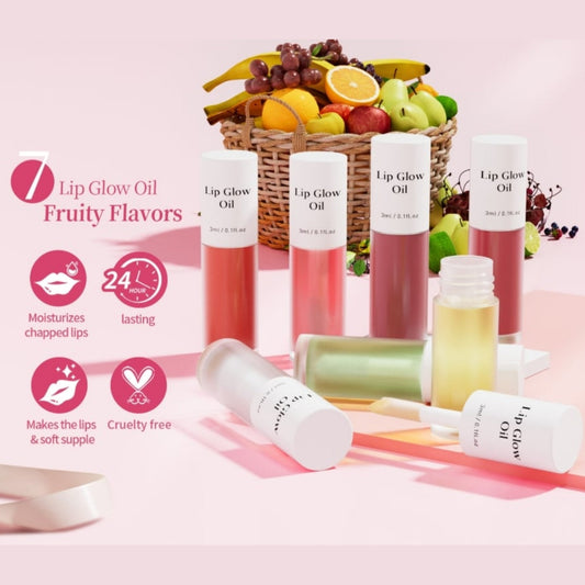 📢Achetez 1 obtenez 1 gratuitement💋Huile hydratante teintée pour lèvres coréenne – Vegan, 24h d’hydratation & fini glossy non collant✨