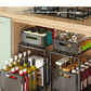 🧂✨ -50% | Organisateur Coulissant Réglable pour Sous Évier – Étagère de Rangement Multifonction pour Cuisine, Épices et Accessoires