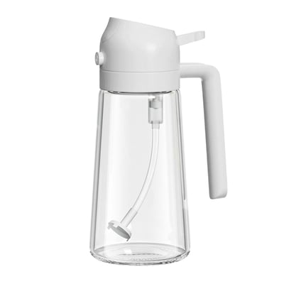 Pulvérisateur et Distributeur d'Huile en Verre 2 en 1 - 600ml