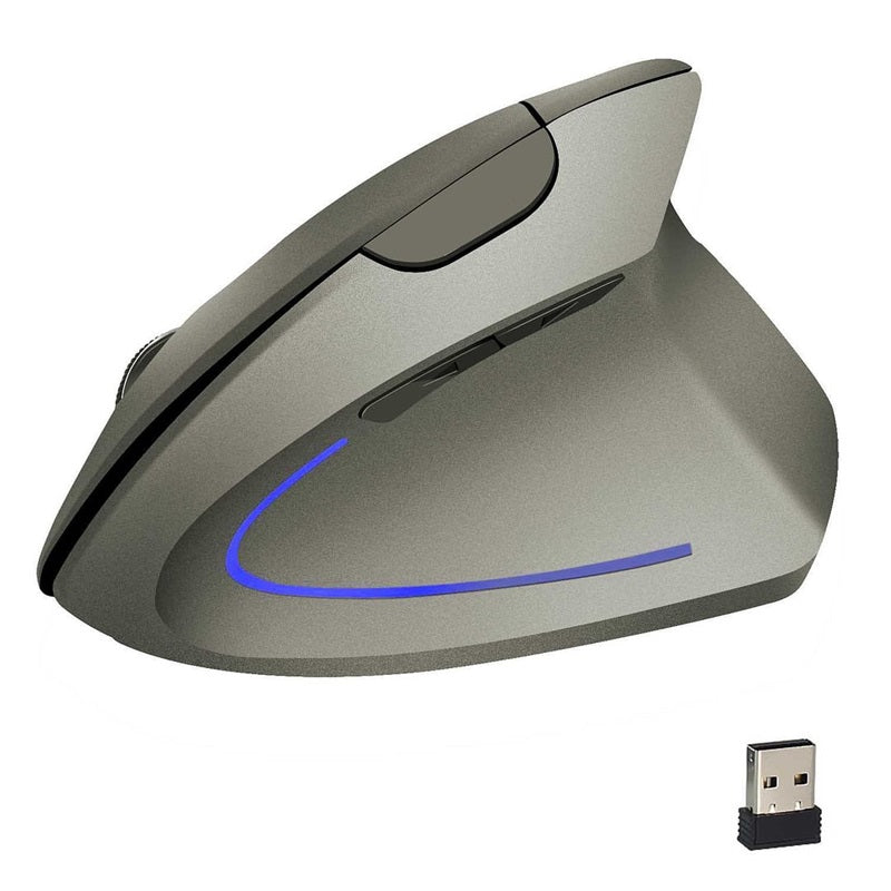 🖱Souris optique verticale ergonomique sans fil rechargeable par USB(🔥50% de réduction)