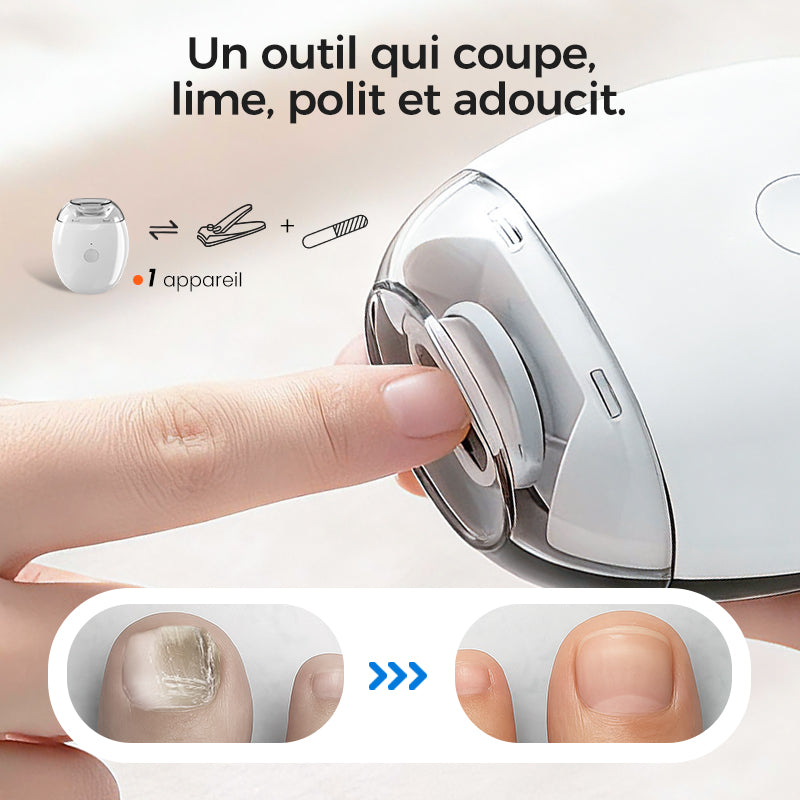 🔥50% DE RÉDUCTION✨Ponceuse à Ongles Auto💅3 Vitesses Réglables, Silencieuse, LED Integrée pour Soin Précise✨