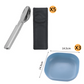 💐 56% DE RÉDUCTION – Couverts 4 en 1 ! Fourchette, Cuillère, Baguettes & Boîtier en Acier Inoxydable – Idéal pour Camping 🥢🏕️ 【Offre Limitée】