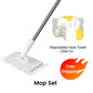 🧹Serpillère Réutilisable – Pince Biomimétique Auto-Serrante, Manche Télescopique 100 cm, Rotation 360° & Écologique (Multi-Surfaces) !
