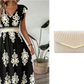 🎑60 % de réduction ✨Robe longue fluide à col en V et imprimé baroque pour femme