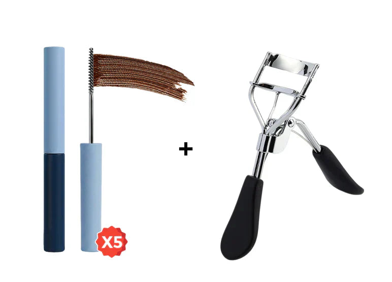 🏆 Offre spéciale du dernier jour : 12.99 € ! 💖 1 acheté, 1 offert 🎁 Mascara allongeant et recourbant waterproof – Volume, longue tenue et sans bavures ✨