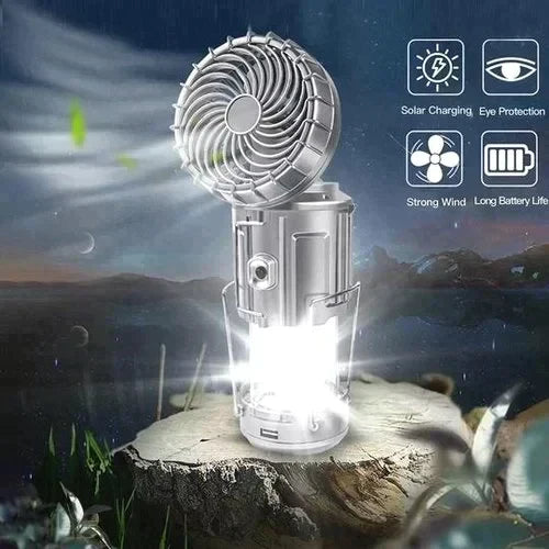 🔥🎁Lanterne de camping LED portable avec ventilateur