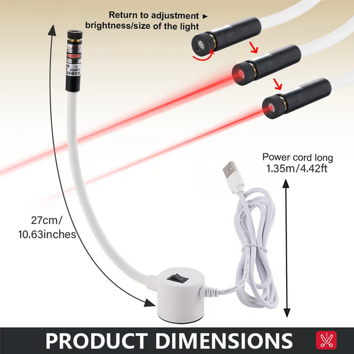 ✨Lampe magnétique de positionnement pour machine à coudre