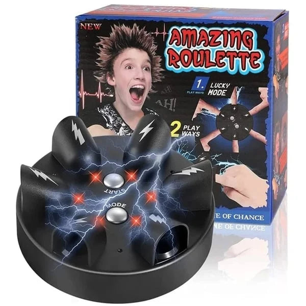 🎁Roulette Électrique de Choc⚡Le jeu de société le plus palpitant pour soirées entre amis ! 😱