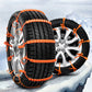 🚗DERNIER JOUR – 50% DE RÉDUCTION✨Chaînes Antidérapantes en Nylon – Installation en 10s, Résistent à -35°C, pour Neige, Glace & Boue ! ❄️🔒