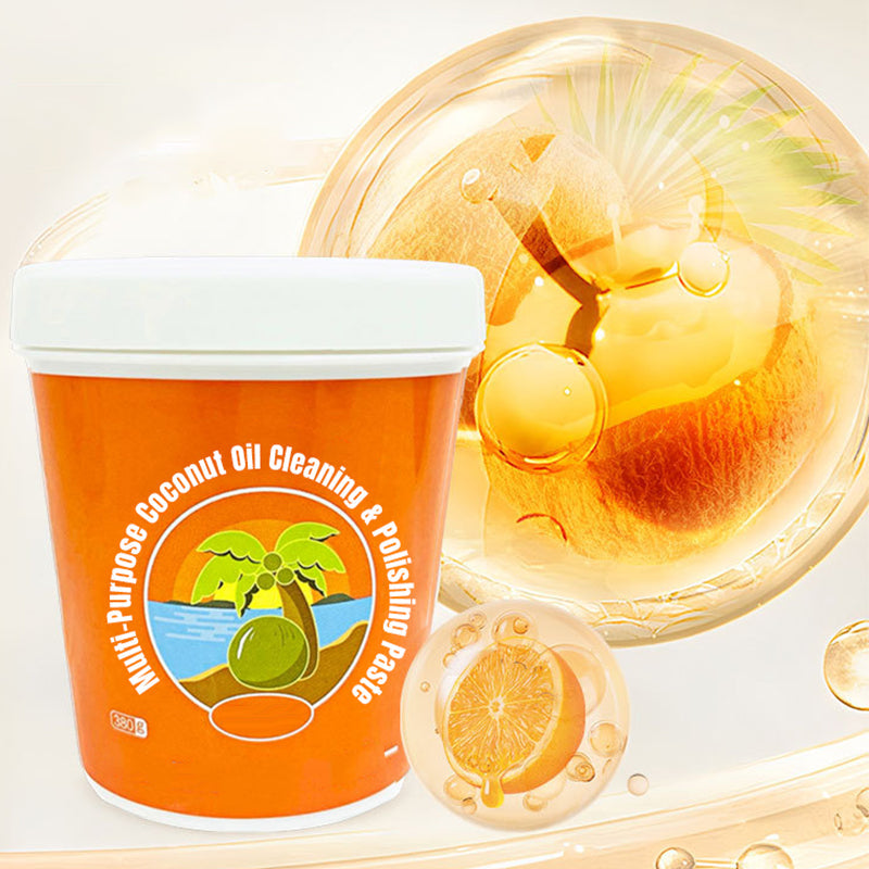 🥥💚Pâte de nettoyage & de polissage multi-usages à l'huile de coco