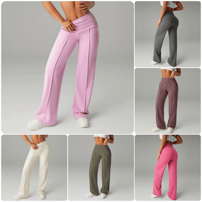 💃 Élégance Quotidienne💖Pantalon Droit Femme Tissu Souple🌟Coupe Ample & Confort Parfait