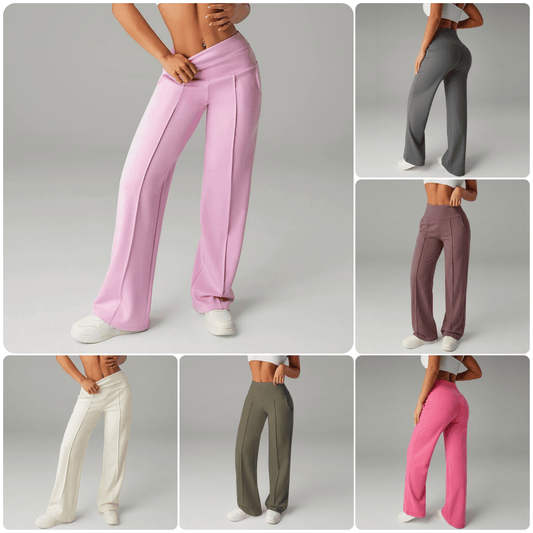 💃 Élégance Quotidienne💖Pantalon Droit Femme Tissu Souple🌟Coupe Ample & Confort Parfait
