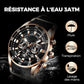 ⌚🔥Montre à Quartz Multifonctionnelle Imperméable pour Hommes
