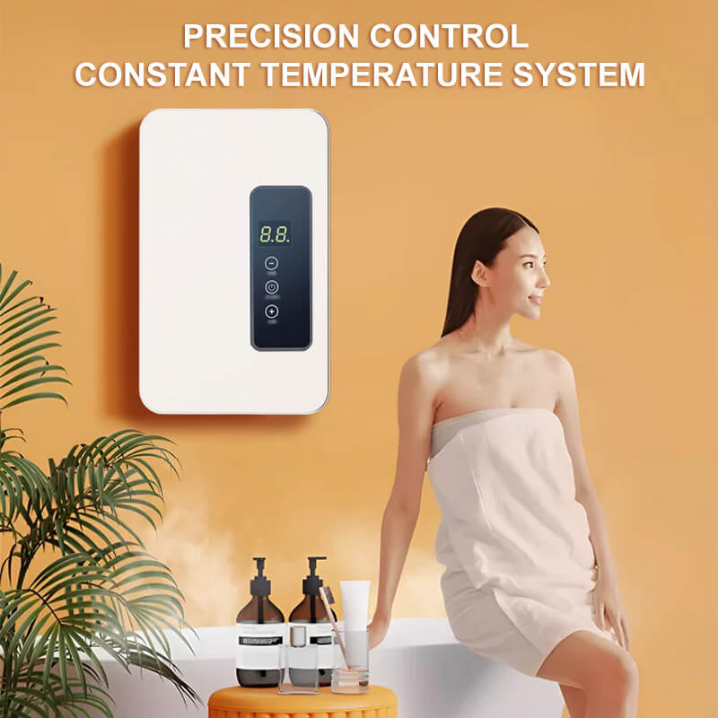 🔥50% DE RÉDUCTION!✨Chauffe-eau Instantané sans Réservoir⚡Design Compact avec Contrôle de Température Numérique pour Économie d'Énergie🚿